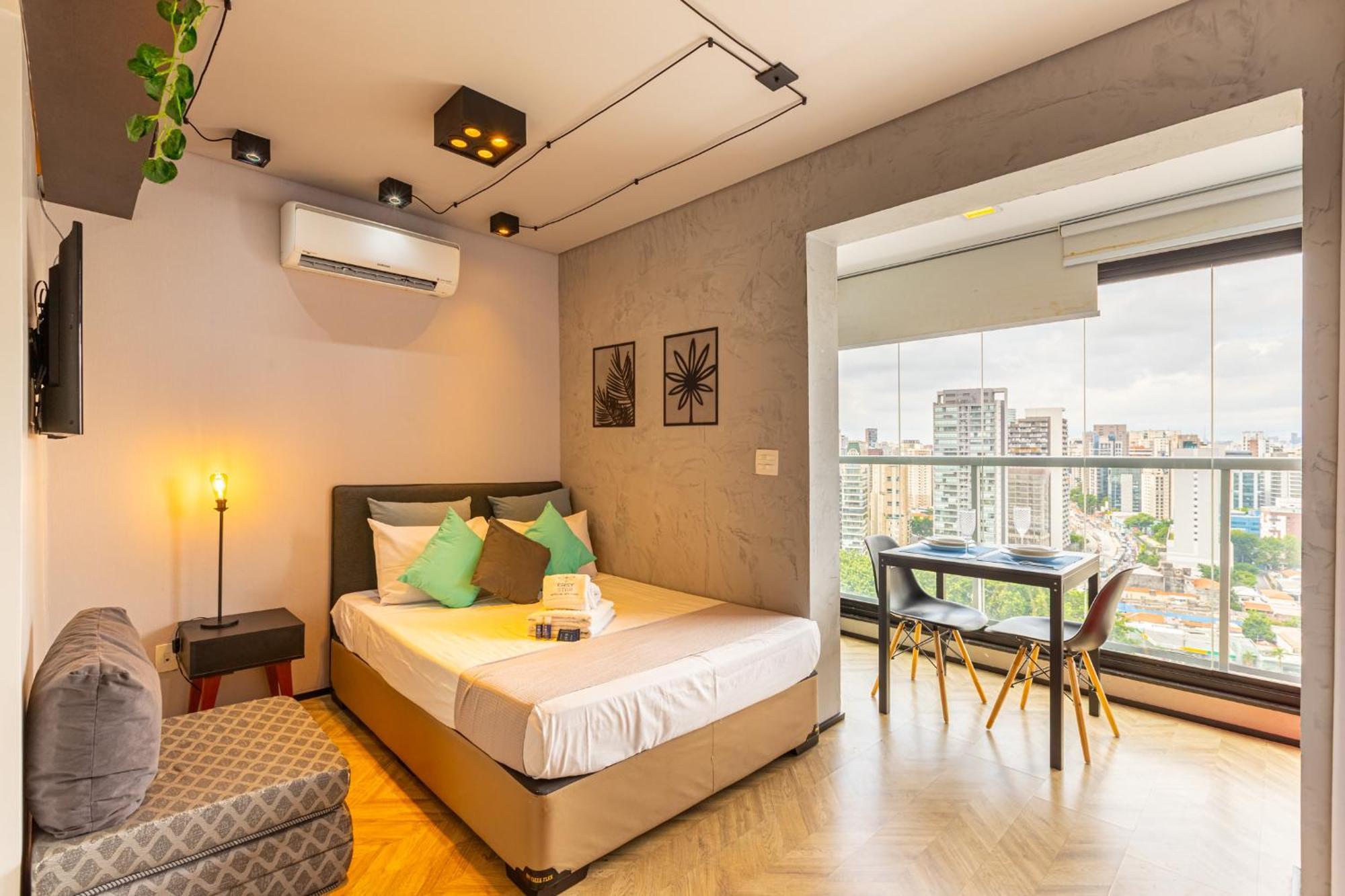 Easy Star - Com Vista Incrivel Na Olimpia - Kq01g Apartamento São Paulo